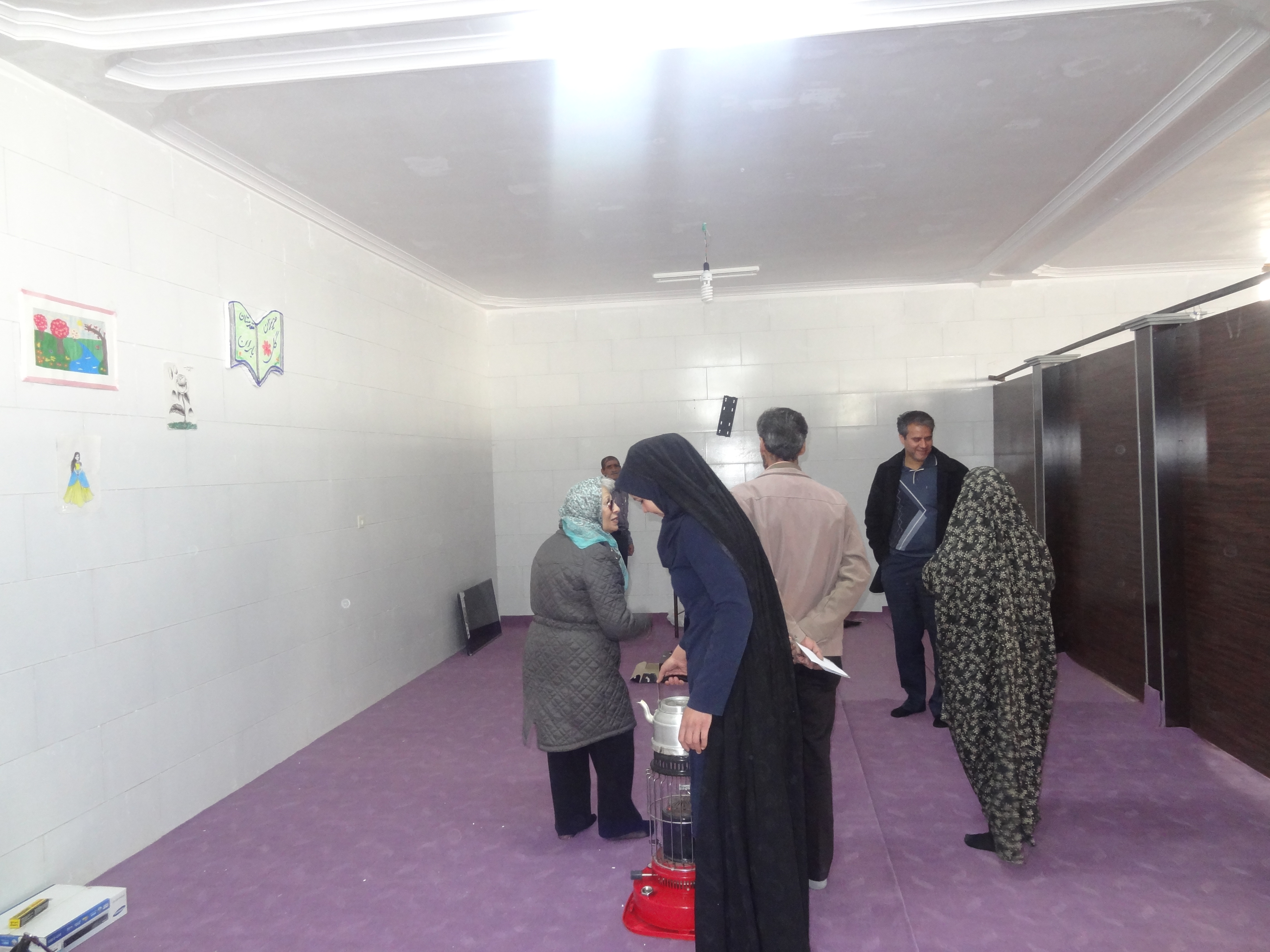 بازدید از محل دو کتابخانه در استان یزد